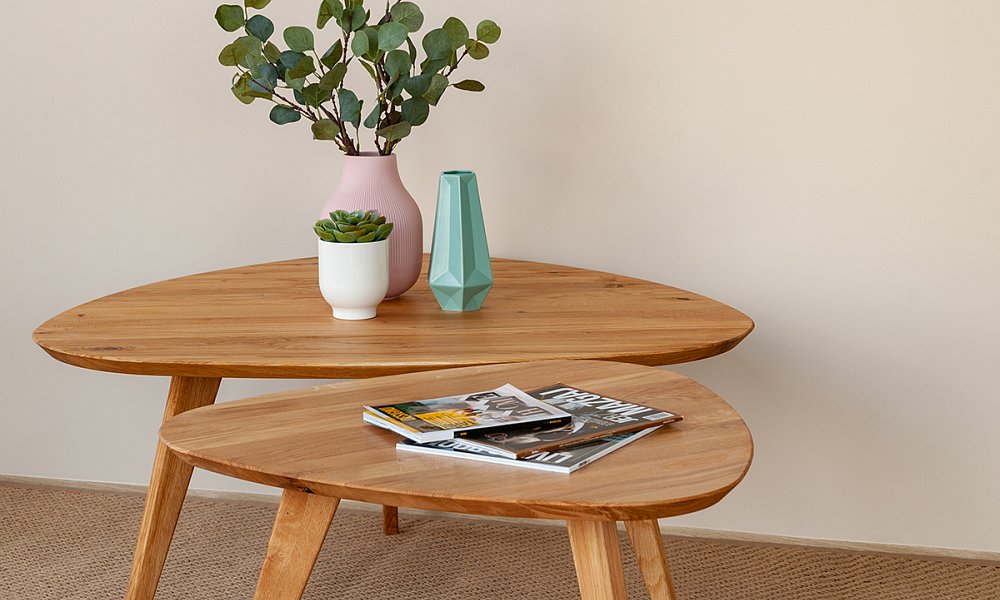 Couchtisch aus Massivholz