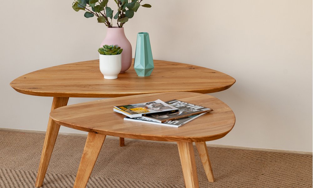 Couchtisch aus Massivholz