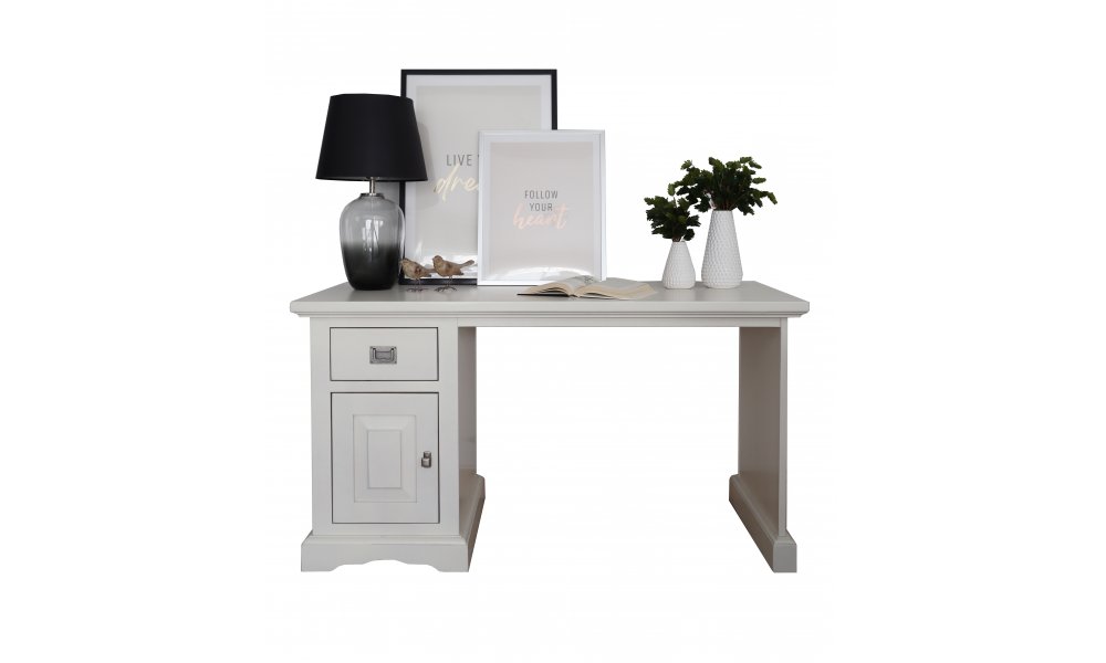 Schreibtisch aus massiver Birke