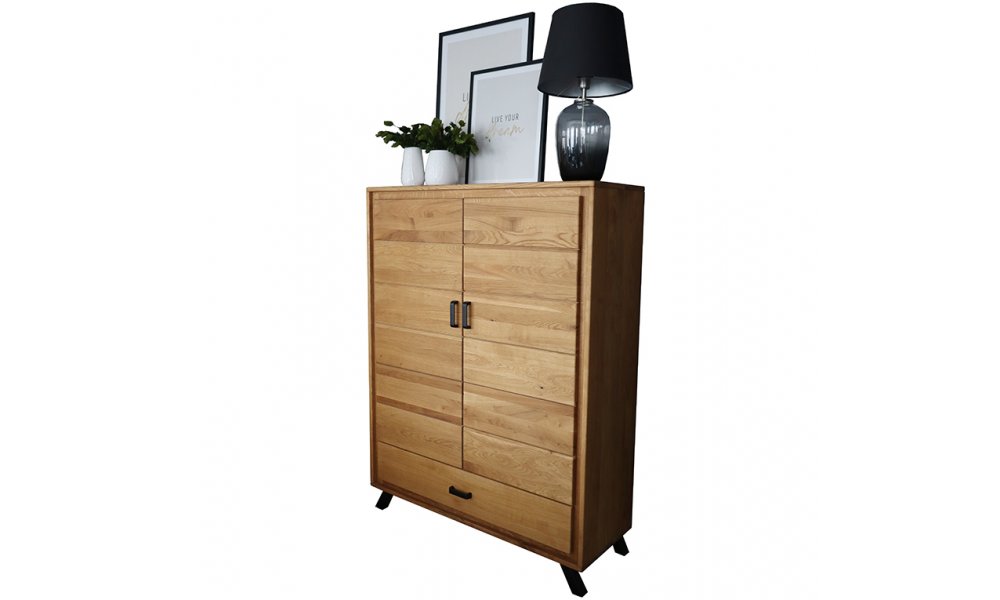 Sideboard aus massiver Eiche mit grosser Schublade