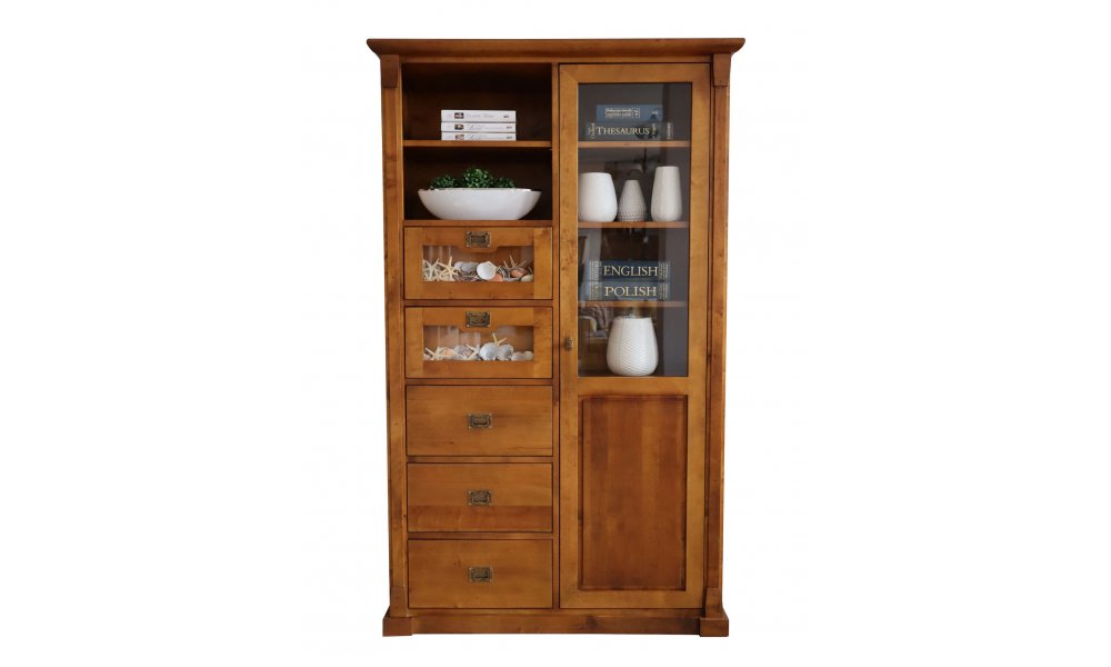 Vitrine aus Massivholz 