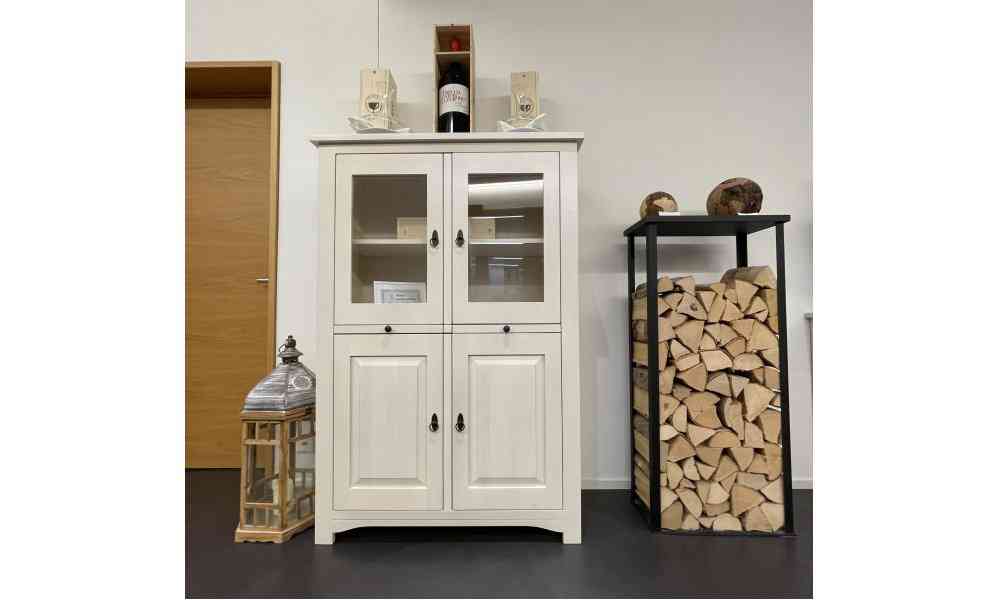 Vitrine aus Massivholz