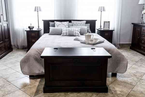 Bett aus massiver Birke