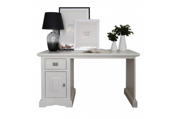 Schreibtisch aus massiver Birke