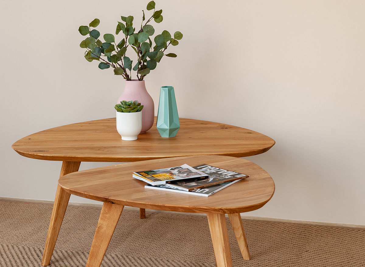 Couchtisch aus Massivholz