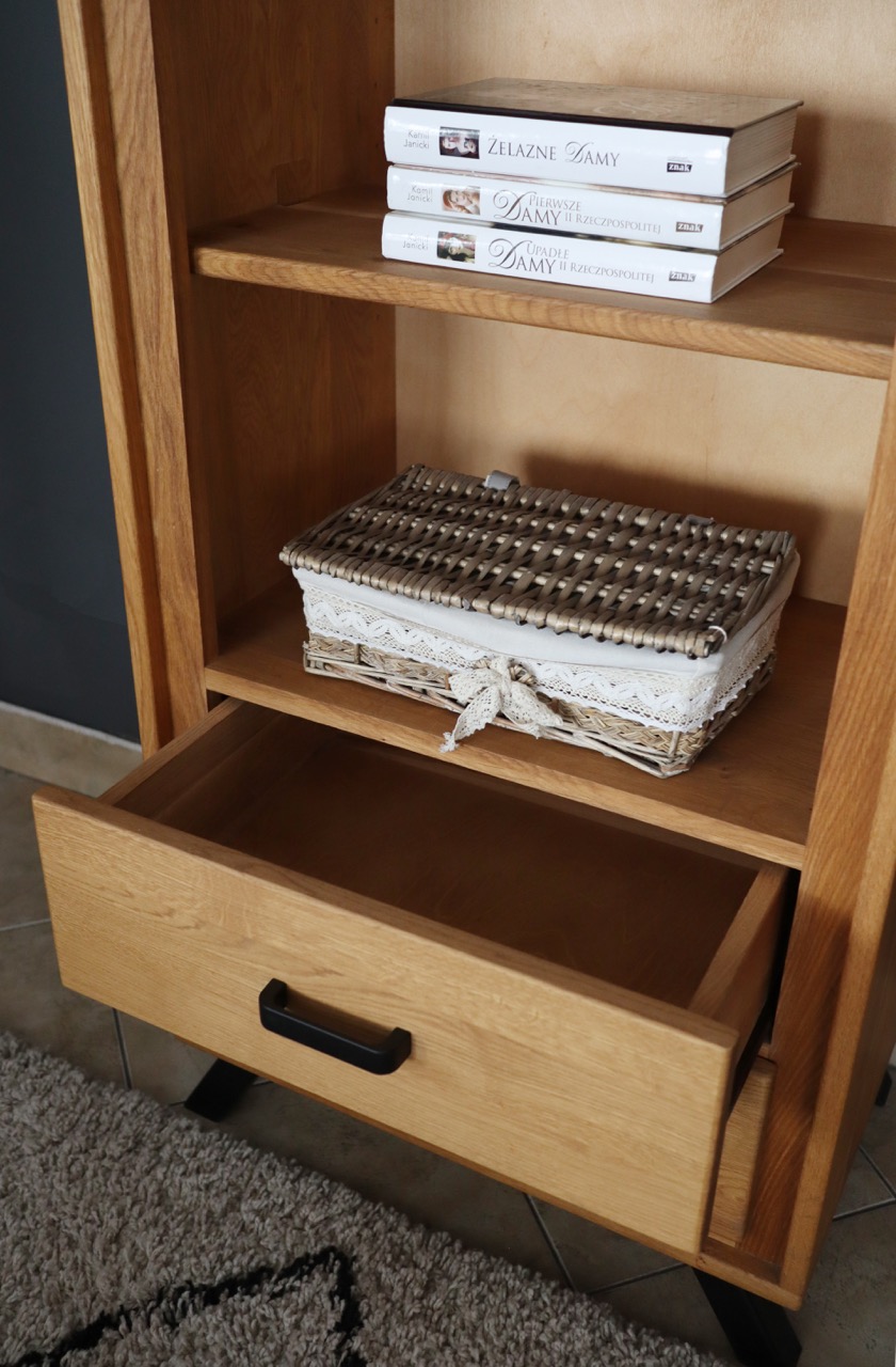 Regal aus massiver Eiche, Regal aus Echtholz