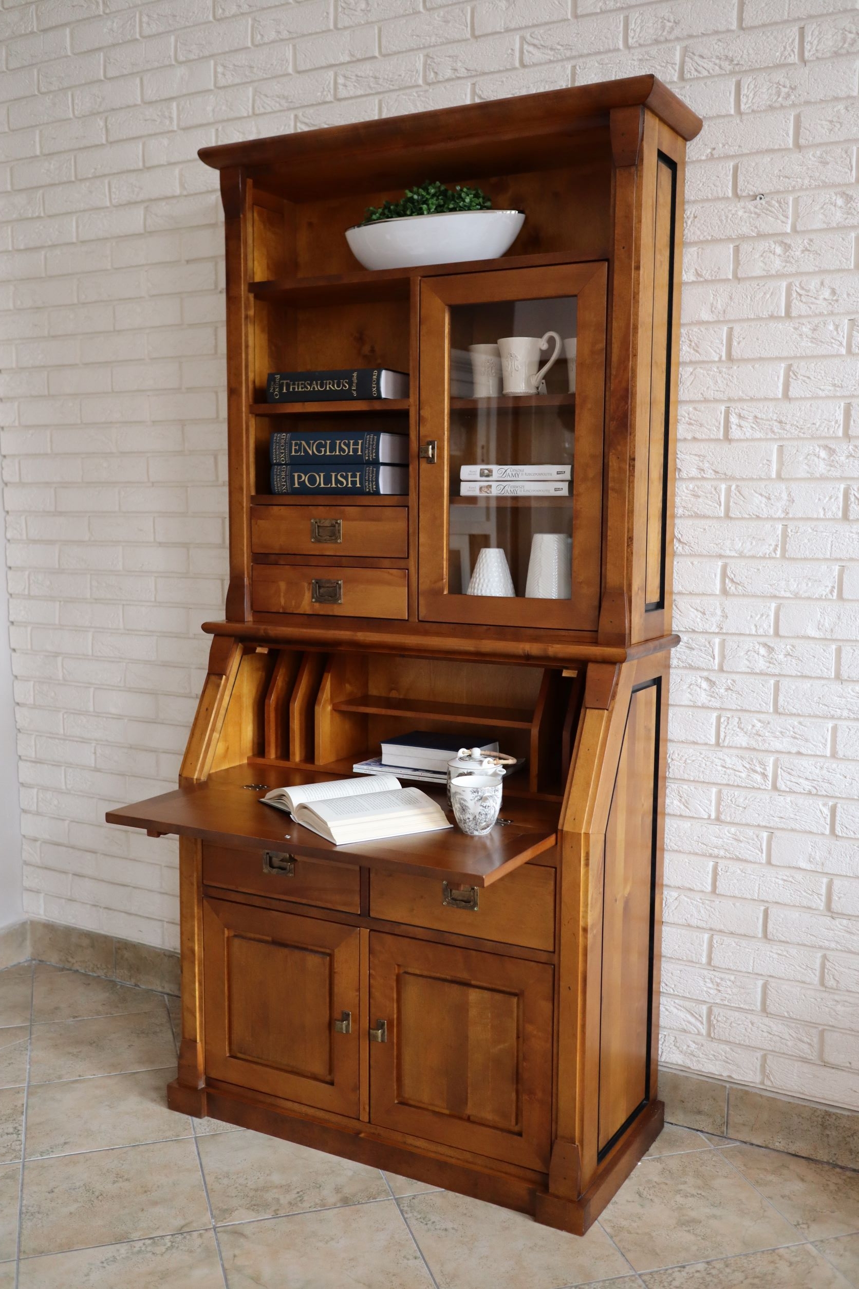 Solid wood bureau