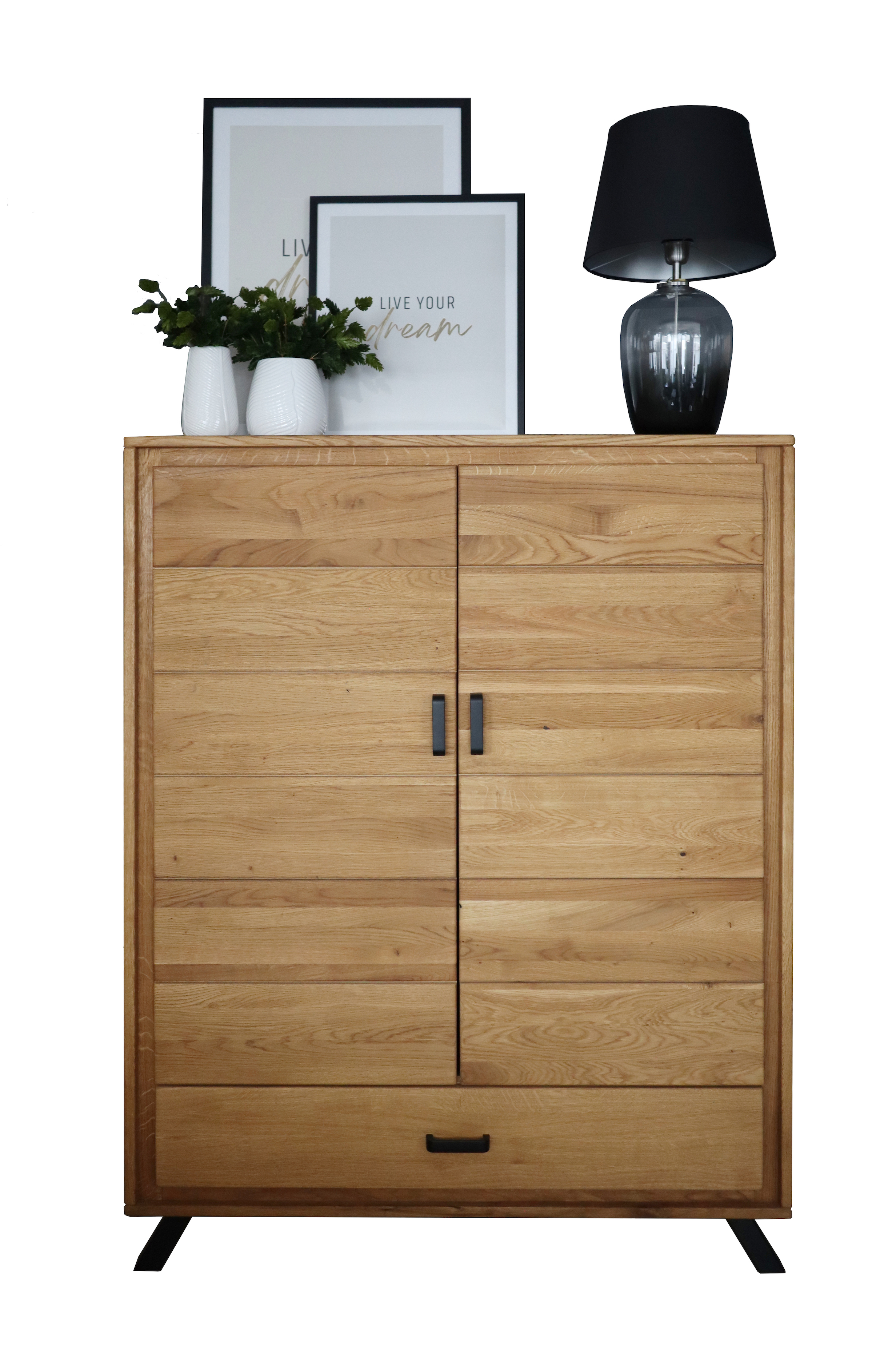 Sideboard aus massiver Eiche, Kommode aus Massivholz